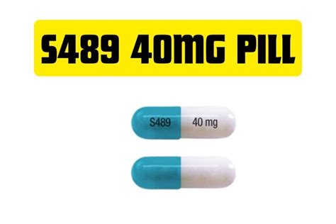 s489 pink capsule|purple and white capsule 40 mg.